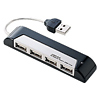 USB-HUB217BK USB2.0ハブ(4ポート・ブラック) USB-HUB217BK / USB2.0ハブ(4ポート・ブラック)
