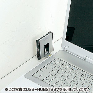 USB-HUB218BK / USB2.0ハブ（ブラック）