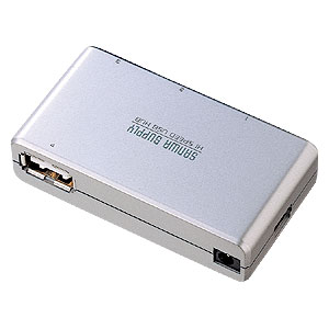 USB-HUB220SV / USB2.0ハブ（4ポート・シルバー）