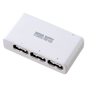 USB-HUB220WH / USB2.0ハブ（4ポート・ホワイト）