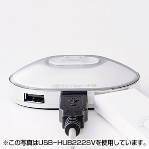USB-HUB222RD / USB2.0ハブ（4ポート・レッド）
