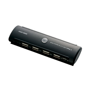 USB-HUB223BK / USB2.0ハブ（ブラック）