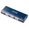 USB-HUB225GBL USB2.0ハブ(4ポート・ブルー) USB-HUB225GBL / USB2.0ハブ(4ポート・ブルー)