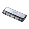 USB-HUB225GSV / USB2.0ハブ（4ポート・シルバー）