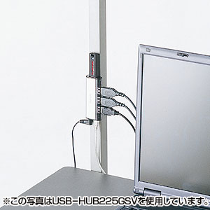 USB-HUB225GWR / USB2.0ハブ（4ポート・ワインレッド）