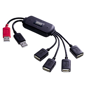 USB-HUB227BK2 / USB2.0ハブ（4ポート・ブラック）