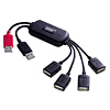 USB-HUB227BK2 / USB2.0ハブ（4ポート・ブラック）
