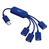 USB-HUB227BL USB2.0ハブ(4ポート・ブルー) USB-HUB227BL / USB2.0ハブ(4ポート・ブルー)