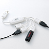 USB-HUB227WH USB2.0ハブ(4ポート・ホワイト) USB-HUB227WH / USB2.0ハブ(4ポート・ホワイト)