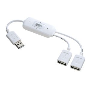 USB-HUB228WH / USB2.0ハブ(2ポート・ホワイト)