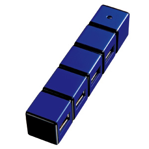 USB-HUB229BL / USB2.0ハブ（4ポート・ブルー）