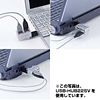 USB-HUB22BK ポケットUSBハブ(4ポート・ブラック) USB-HUB22BK / ポケットUSBハブ(4ポート・ブラック)