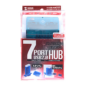 USB-HUB232 / USB2.0ハブ（7ポート）