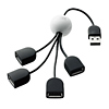 USB-HUB234WB / USB2.0ハブ（4ポート・ホワイト＆ブラック）