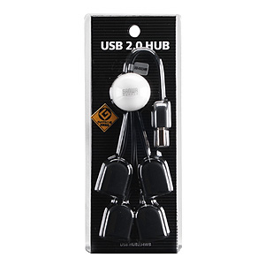 USB-HUB234WB / USB2.0ハブ（4ポート・ホワイト＆ブラック）