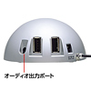 USB-HUB235DSV / Dock＆USB HUB（シルバー）