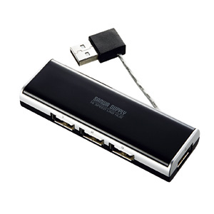 USB-HUB236BK / USB2.0ハブ(ブラック)