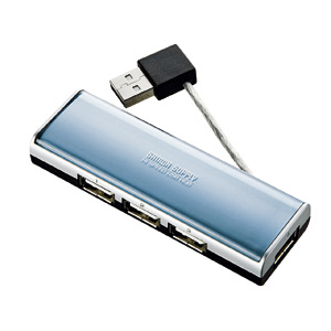 USB-HUB236BL / USB2.0ハブ(ブルー)