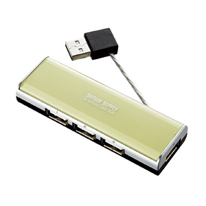 USB-HUB236Y / USB2.0ハブ(イエロー)