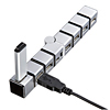 USB-HUB237SV USB2.0ハブ(7ポート・シルバー) USB-HUB237SV / USB2.0ハブ(7ポート・シルバー)