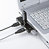 USB-HUB238BK USB2.0ハブ(ブラック) USB-HUB238BK / USB2.0ハブ(ブラック)