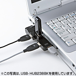 USB-HUB238R / USB2.0ハブ（レッド）