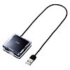 USB-HUB239BK / USB2.0ハブ（ブラック）