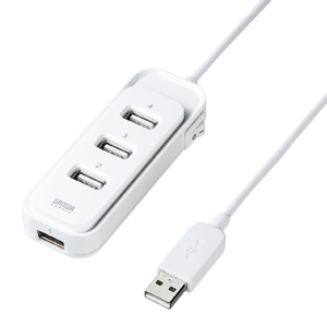 USB-HUB245WH / USB2.0ハブ(4ポート・ホワイト)