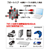 USB-HUB250BK USB2.0ハブ(ブラック) USB-HUB250BK / USB2.0ハブ(ブラック)