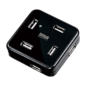 USB-HUB250BK / USB2.0ハブ（ブラック）