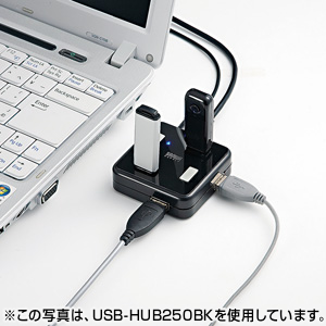 USB-HUB250W / USB2.0ハブ（ホワイト）