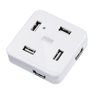 USB-HUB250W / USB2.0ハブ（ホワイト）