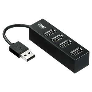 USB-HUB251BK / 4ポートUSB2.0ハブ(ブラック)