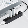 USB-HUB255BK / 磁石付き7ポートUSB2.0ハブ（ブラック）