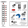 USB-HUB256SV / 磁石付き10ポートUSB2.0ハブ（シルバー）