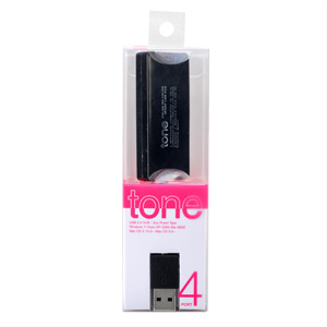 USB-HUB257BK2 / 4ポートUSB2.0ハブ（ブラック）