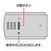 USB-HUB2SW44 切替器付USB2.0ハブ(4ポート) USB-HUB2SW44 / 切替器付USB2.0ハブ(4ポート)
