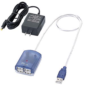 USB-HUBN13CBL / コンパクトUSBハブ（4ポート）