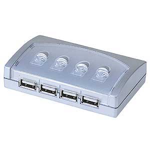 USB-HUBSW41 / 切替器付USBハブ(4ポート)