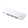 USB-HUM410W 磁石付スリム4ポートUSB2.0ハブ(ホワイト) USB-HUM410W / 磁石付スリム4ポートUSB2.0ハブ(ホワイト)
