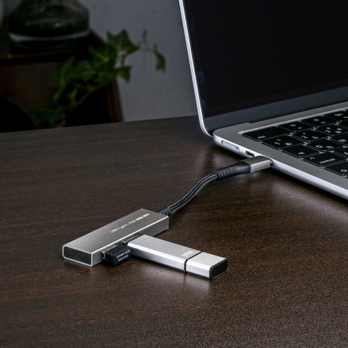 USB-S3TCH24MS / USB Type-C 2ポート スリムハブ