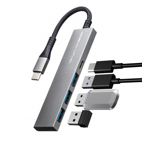 USB-S3TCH50MS / USB Type-C 4ポート スリムハブ