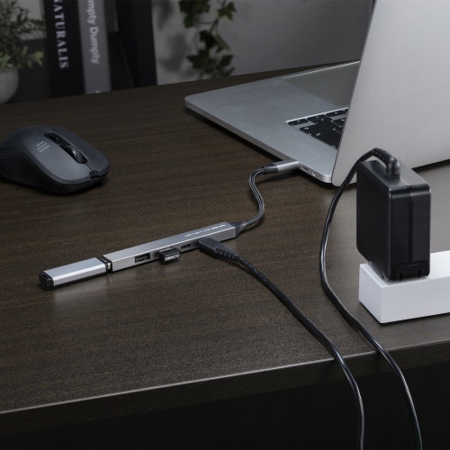 USB-S5TC21GM / USB Type-C 4ポートスリムハブ