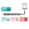 USB-S5TC21GM / USB Type-C 4ポートスリムハブ