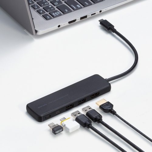 USB-S5TCHP50BK / HDMIポート付 USB Type-Cハブ