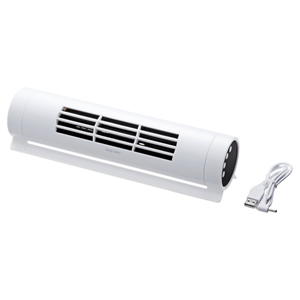 USB-TOY75W / USB横型扇風機(ホワイト)