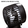 USB-TOY88BK USB扇風機(ツイン羽根タイプ・ブラック/ホワイト) USB-TOY88BK / USB扇風機(ツイン羽根タイプ・ブラック/ホワイト)