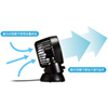 USB-TOY88BK USB扇風機(ツイン羽根タイプ・ブラック/ホワイト) USB-TOY88BK / USB扇風機(ツイン羽根タイプ・ブラック/ホワイト)