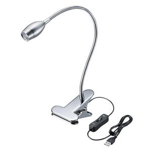 USB-TOY89 / USB LEDクリップ式ライト(アルミ製)