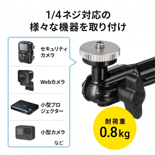 VEH-CMMG2 / マグネット取付け式カメラマウント（長アーム）